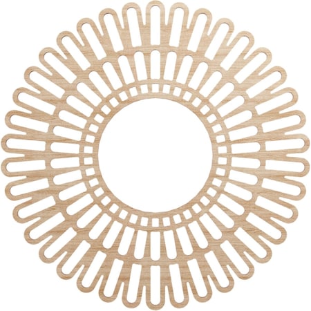 Ekena Millwork Cornelius Wood Fretwork Pierced Ceiling Medallion, Alder, 26"OD x 9 5/8"ID x 3/8"T CMWP26X0375CRAL